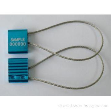 Steel Wire Aluminum Lock Cable High Security Truck Seals ,